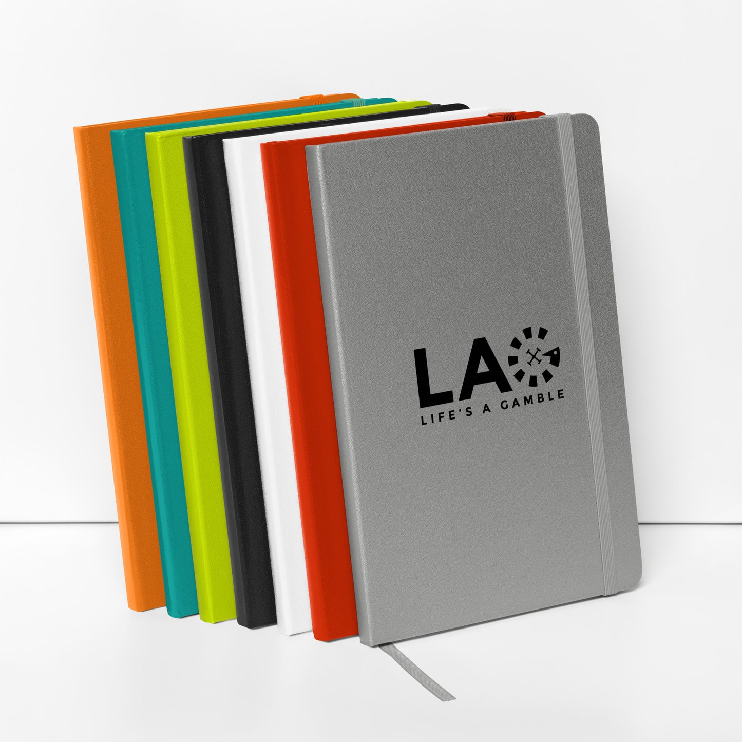 LAG Life’s A Gamble Black Hardcover bound notebook