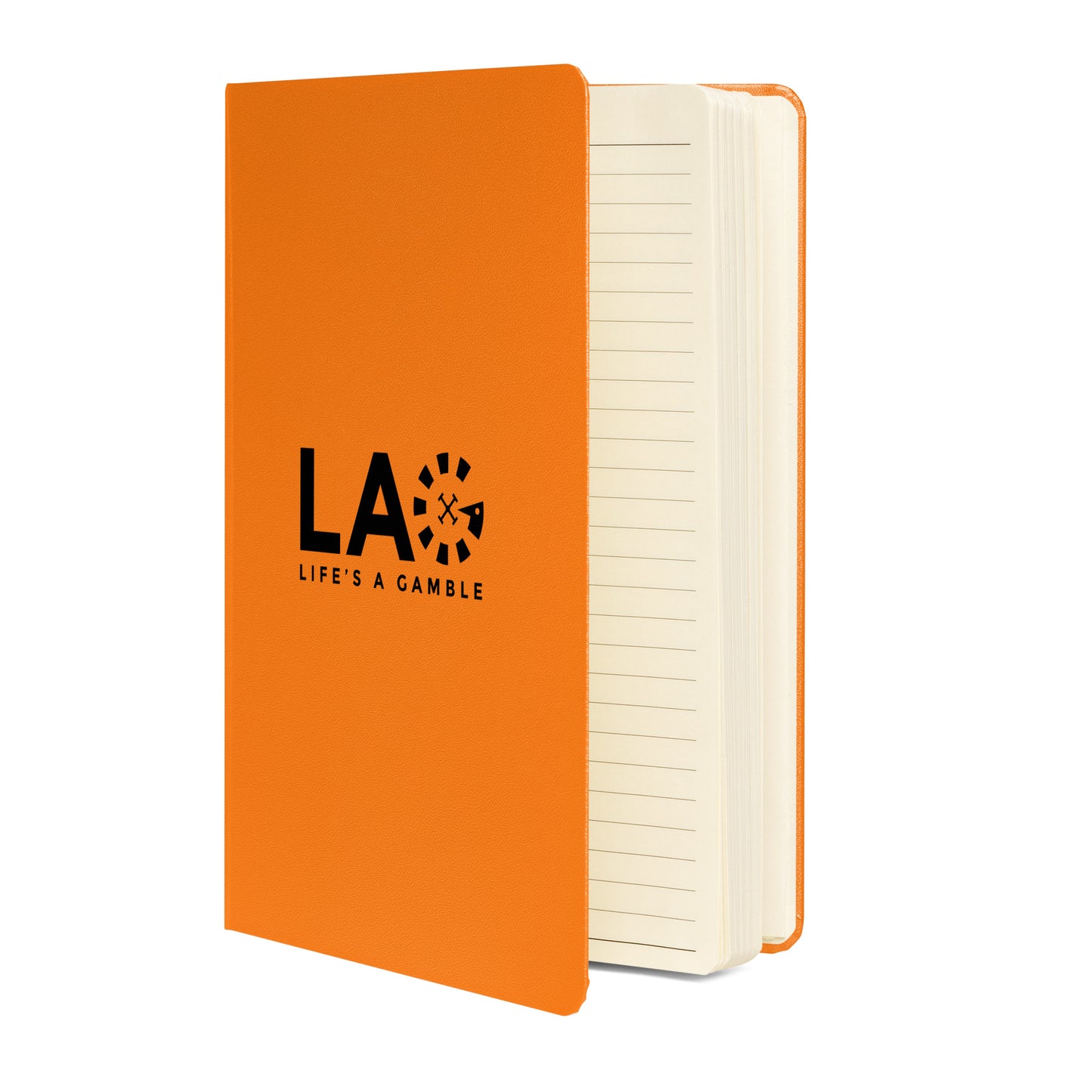 LAG Life’s A Gamble Black Hardcover bound notebook