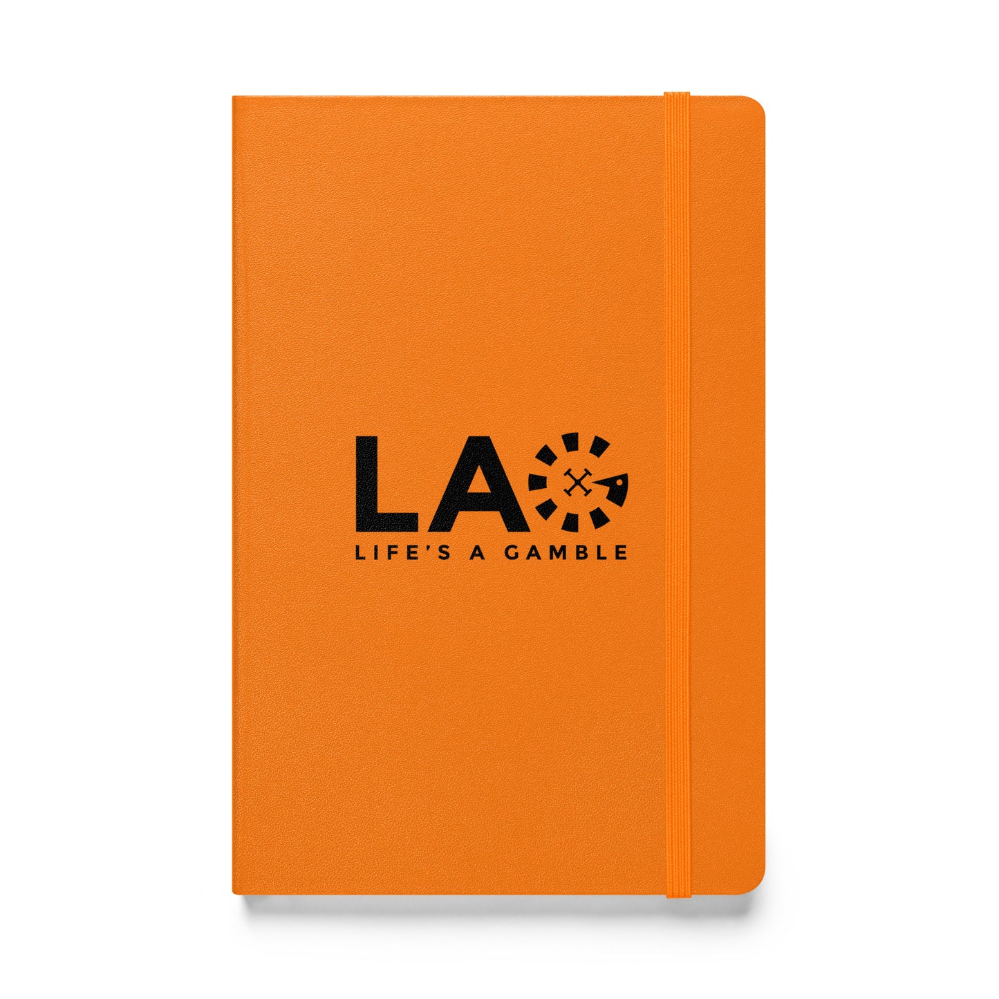 LAG Life’s A Gamble Black Hardcover bound notebook