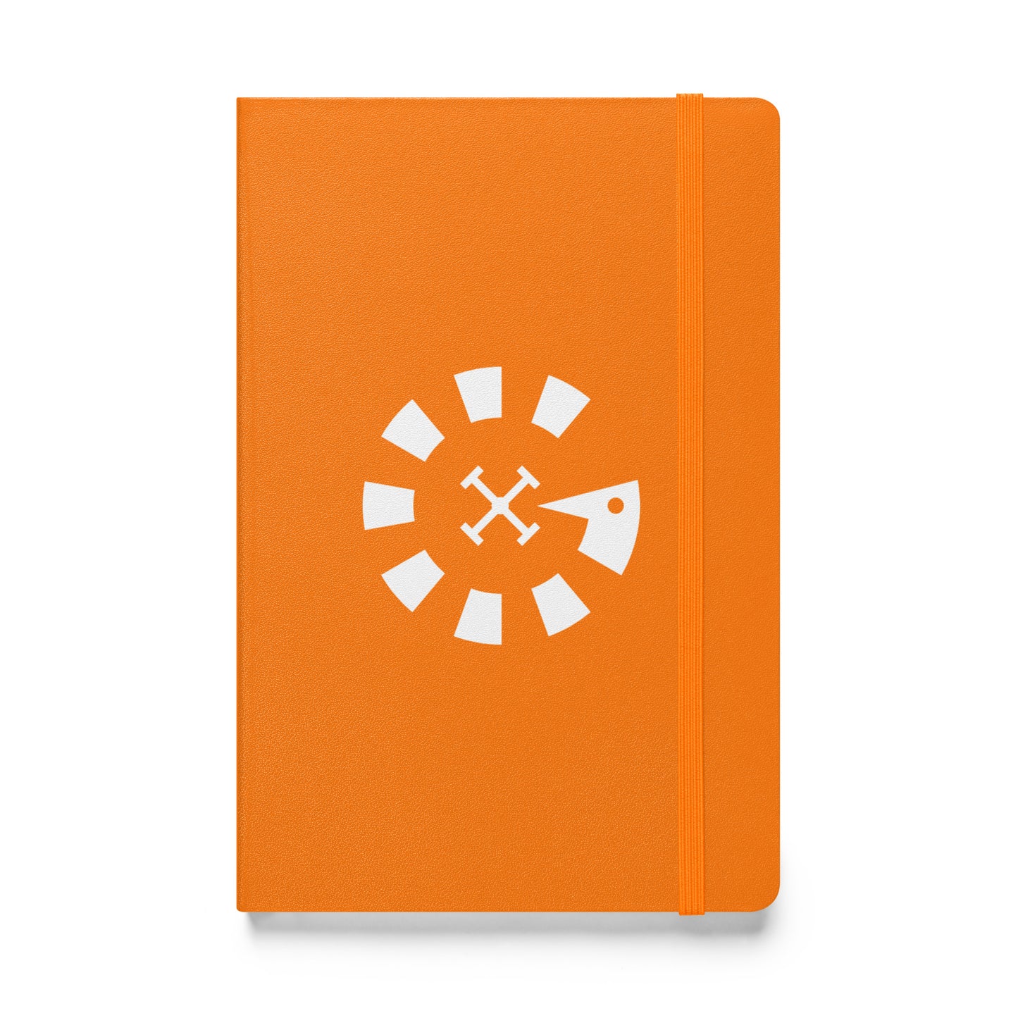 Big G White Hardcover bound notebook