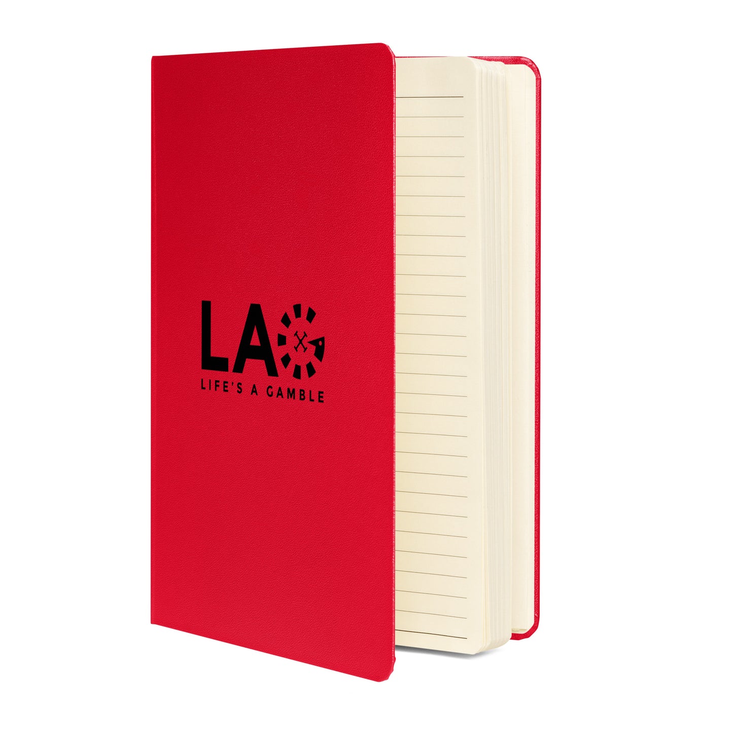 LAG Life’s A Gamble Black Hardcover bound notebook