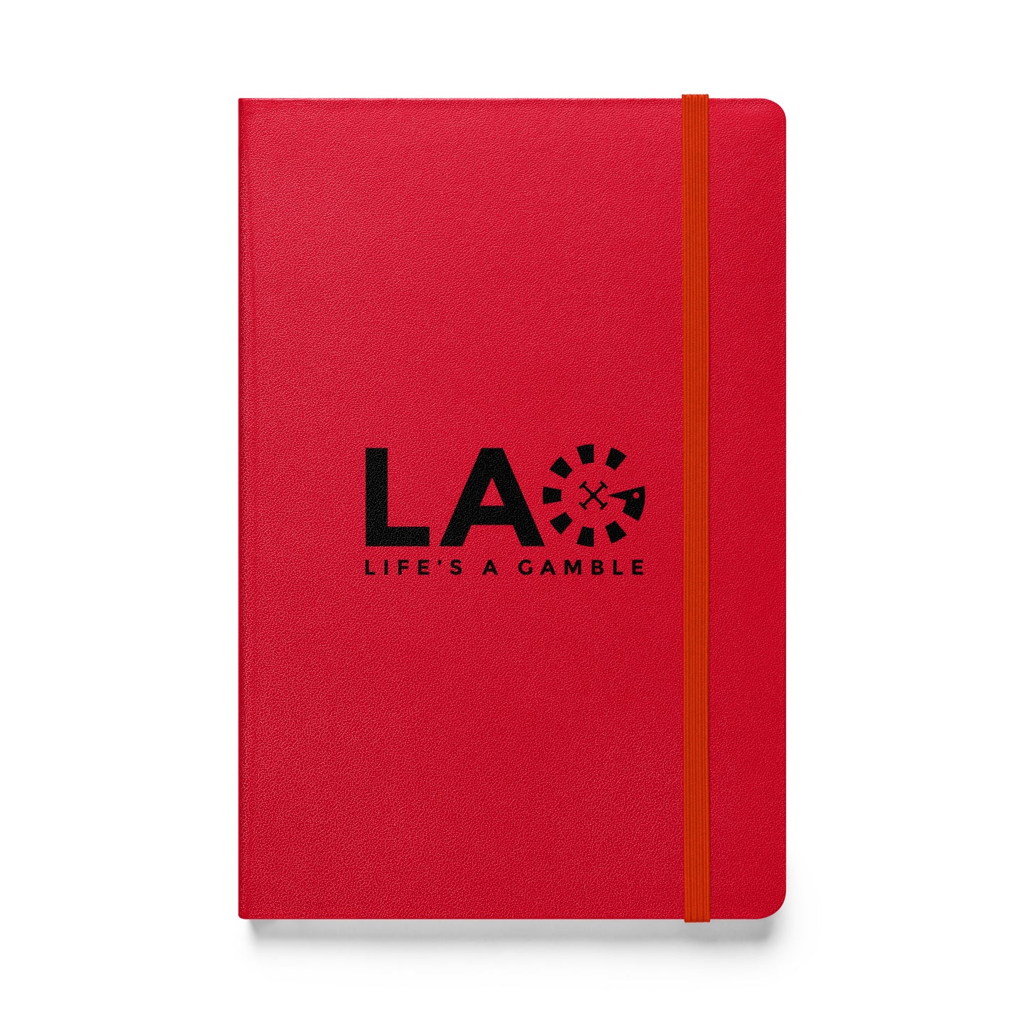 LAG Life’s A Gamble Black Hardcover bound notebook