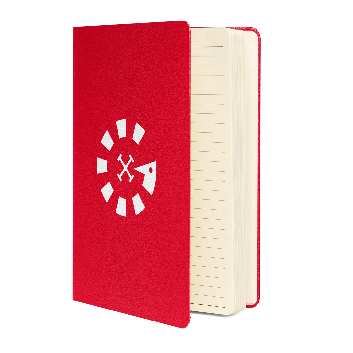 Big G White Hardcover bound notebook