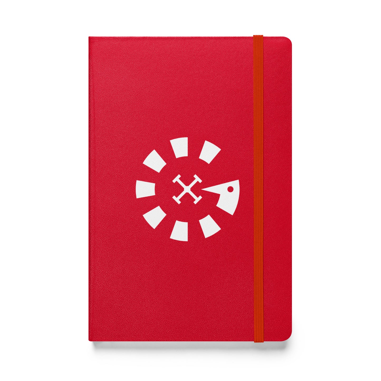Big G White Hardcover bound notebook