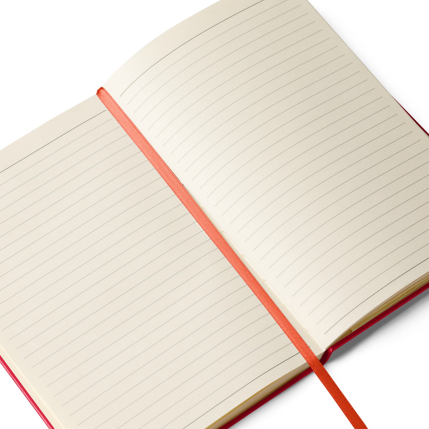 Big G White Hardcover bound notebook