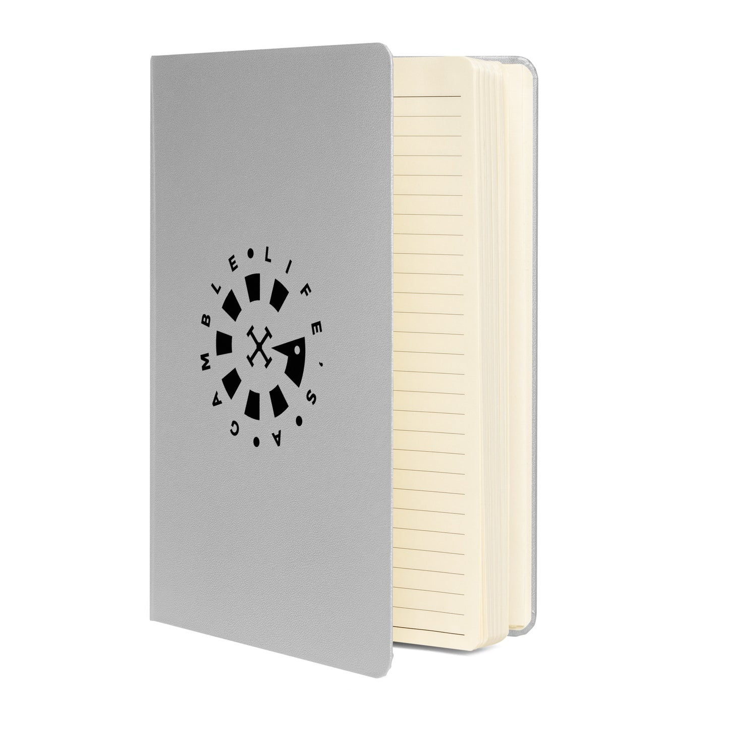 LAG Life’s A Gamble Circle Black Hardcover bound notebook