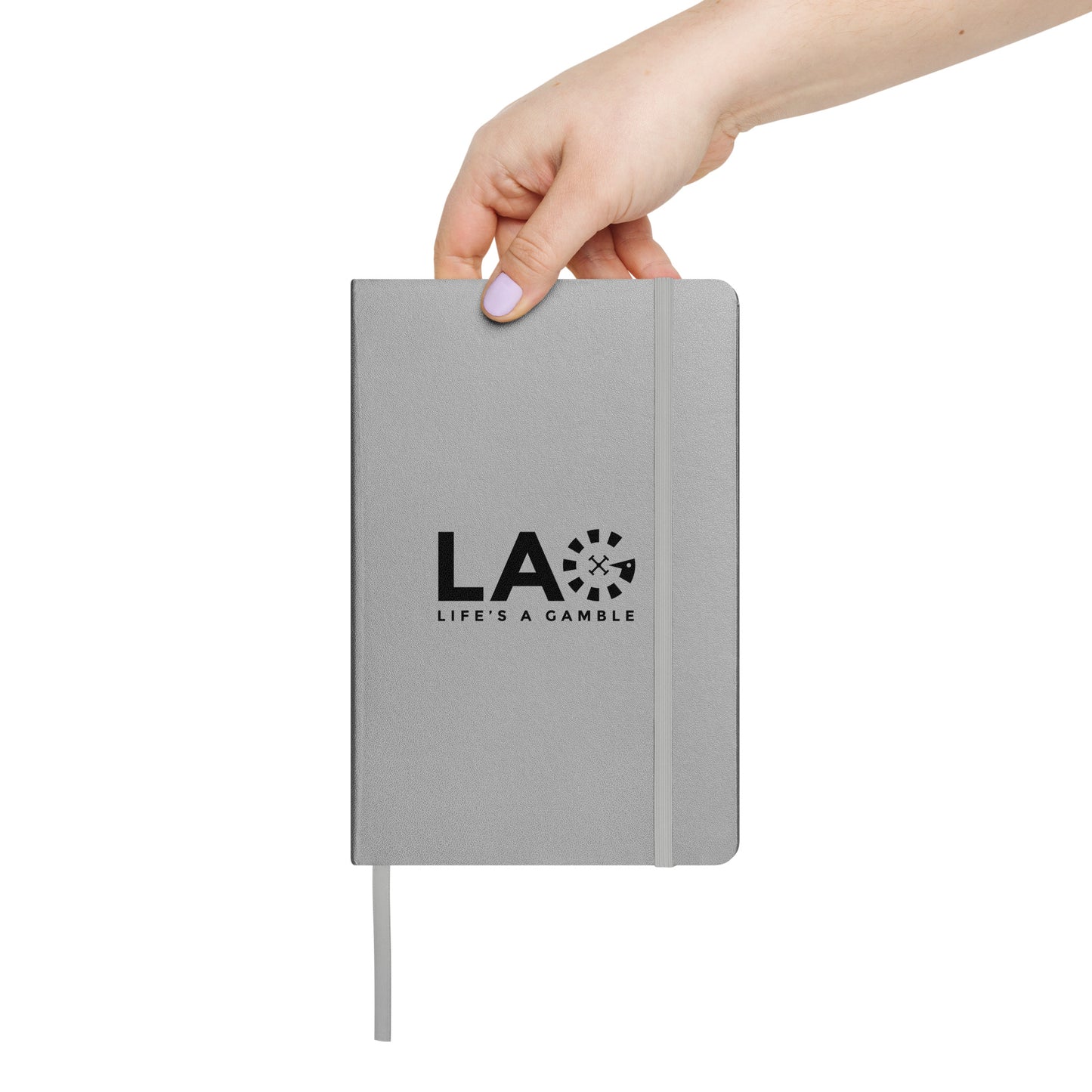 LAG Life’s A Gamble Black Hardcover bound notebook