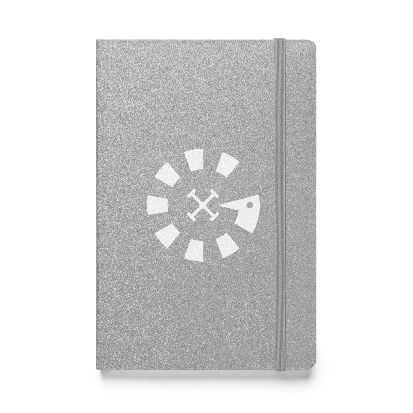 Big G White Hardcover bound notebook