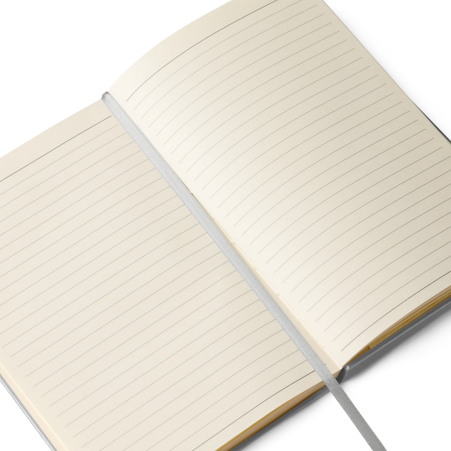 Big G White Hardcover bound notebook