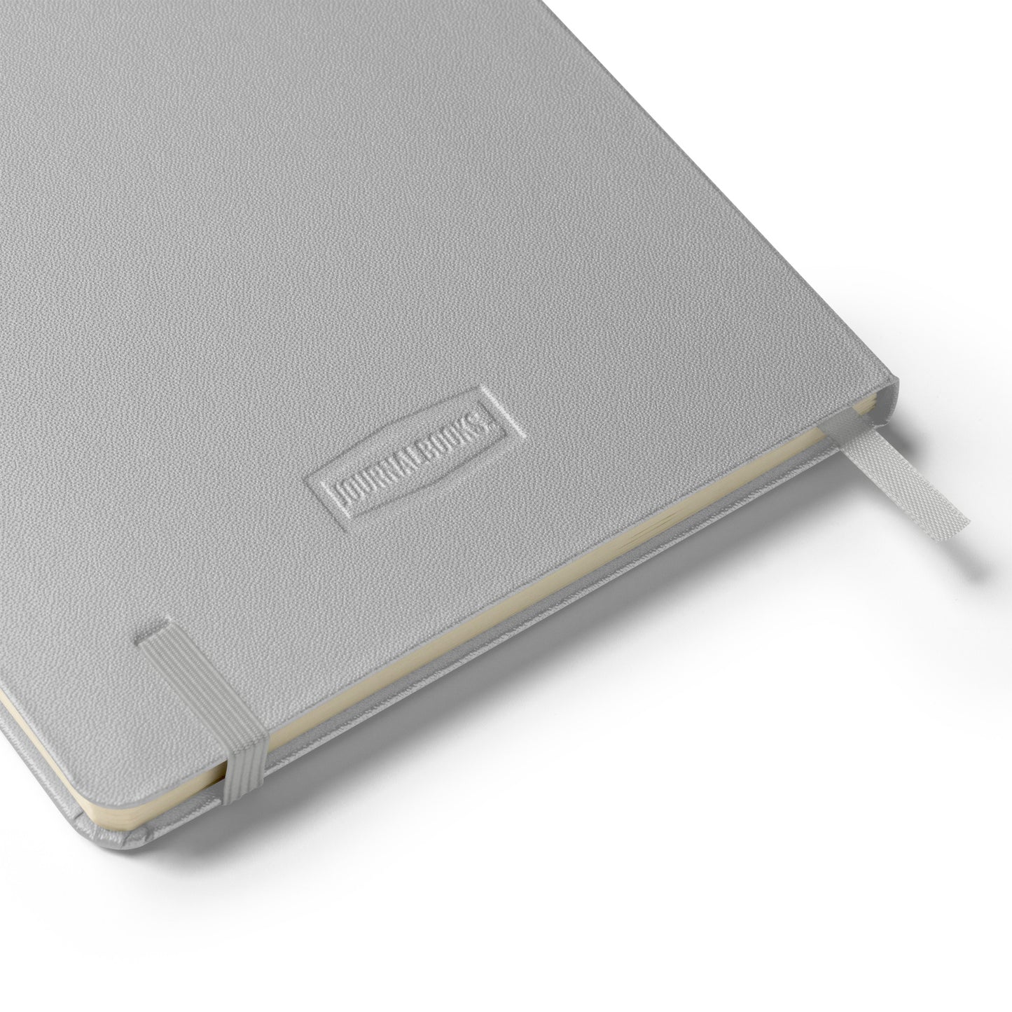 Big G White Hardcover bound notebook