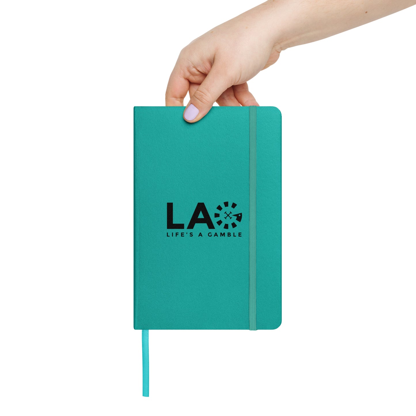 LAG Life’s A Gamble Black Hardcover bound notebook