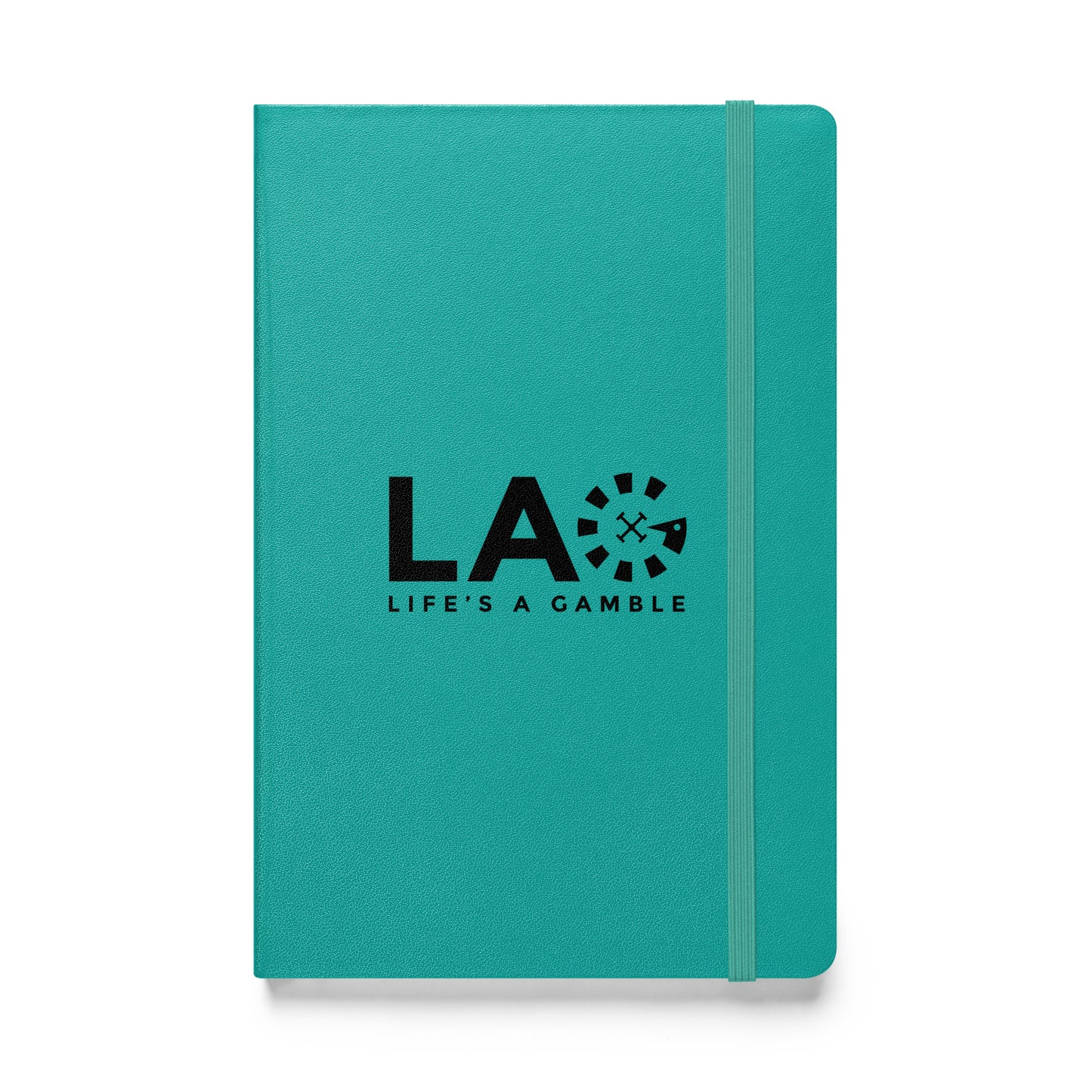 LAG Life’s A Gamble Black Hardcover bound notebook
