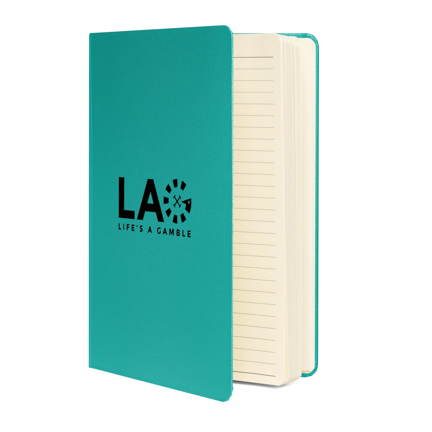 LAG Life’s A Gamble Black Hardcover bound notebook