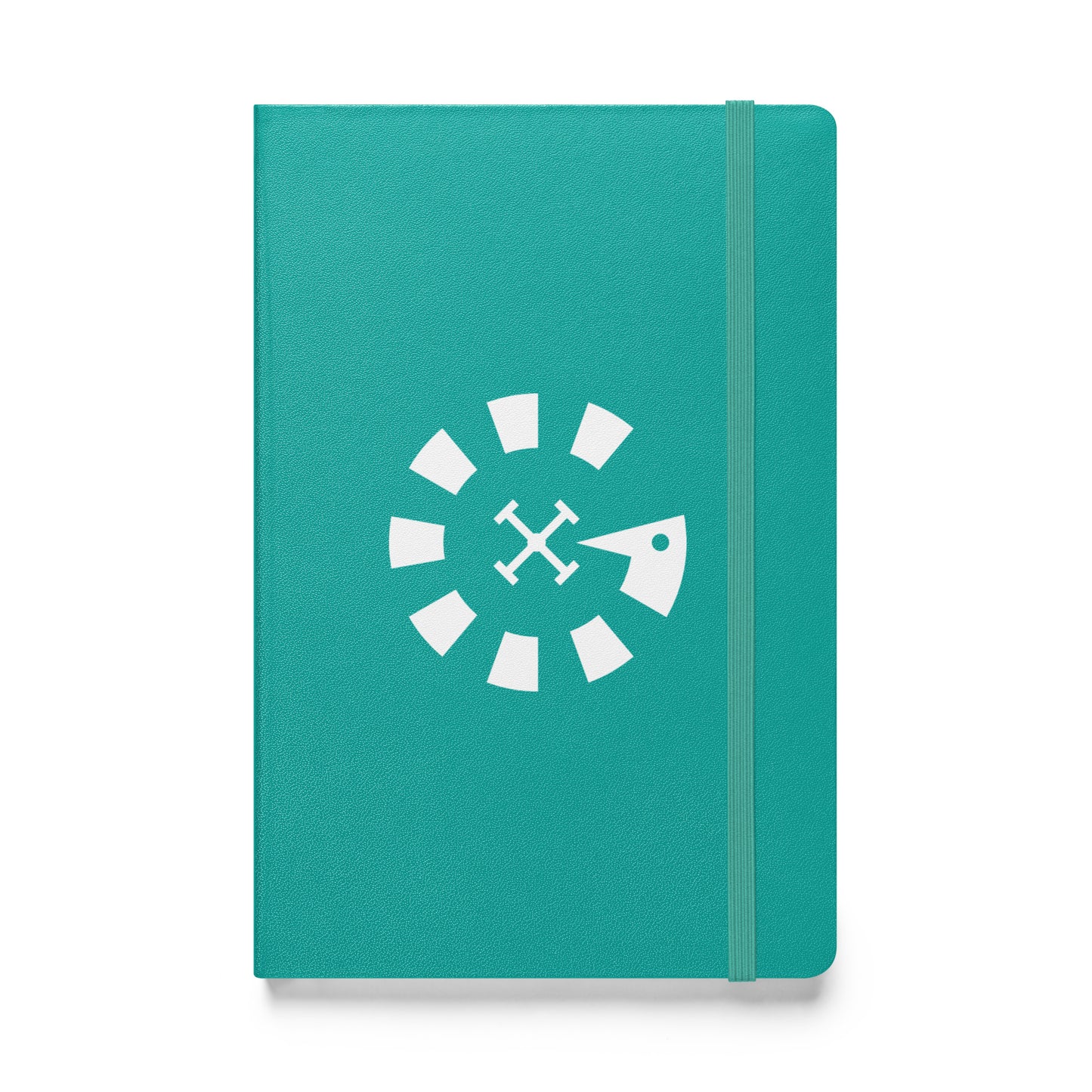 Big G White Hardcover bound notebook