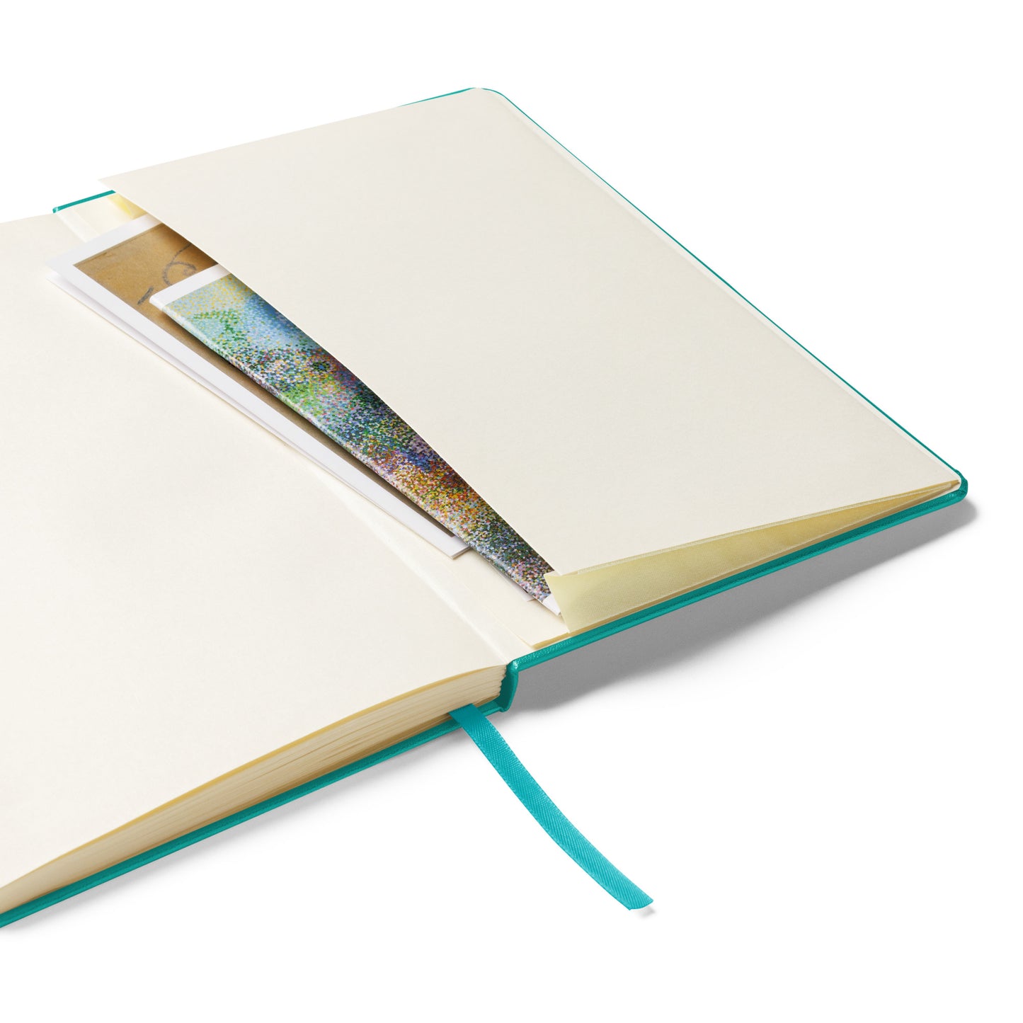 Big G White Hardcover bound notebook