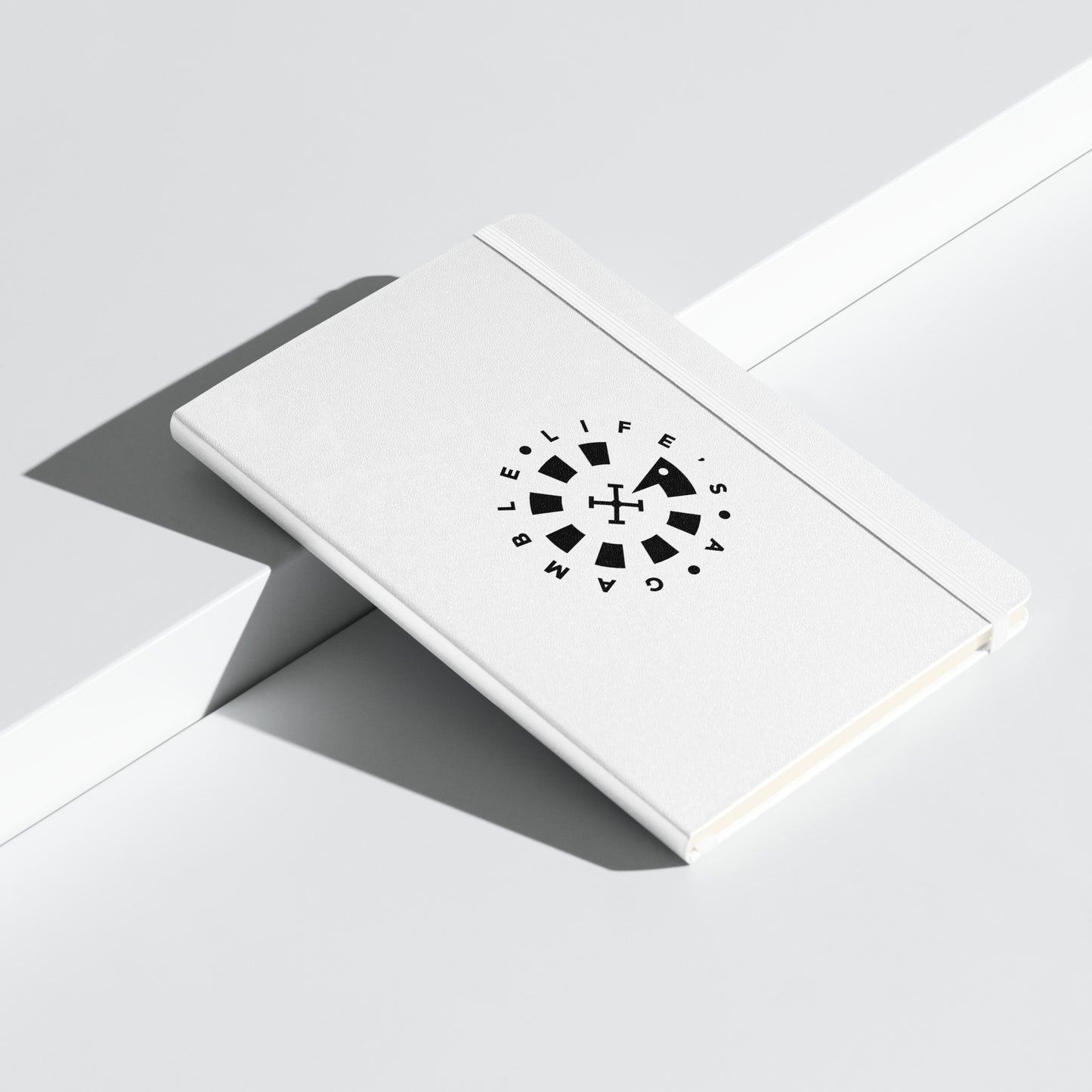LAG Life’s A Gamble Circle Black Hardcover bound notebook