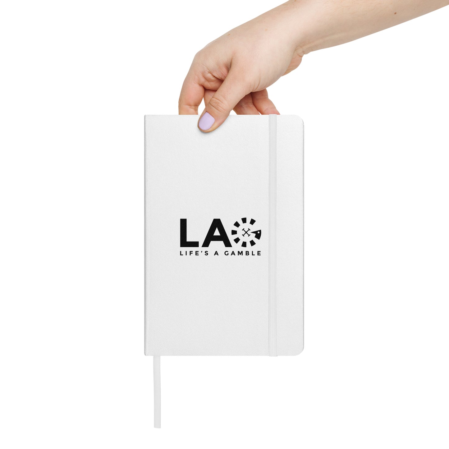 LAG Life’s A Gamble Black Hardcover bound notebook