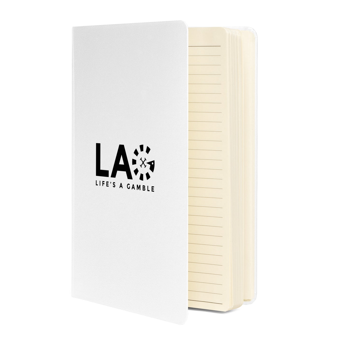 LAG Life’s A Gamble Black Hardcover bound notebook