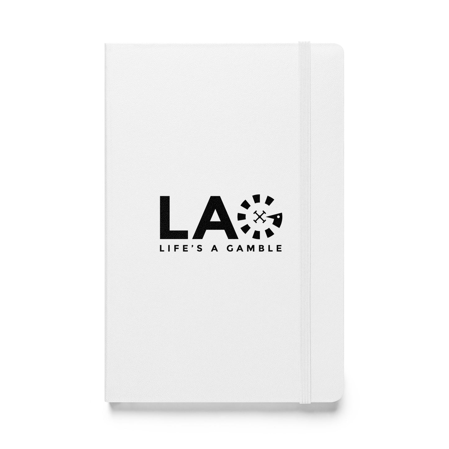 LAG Life’s A Gamble Black Hardcover bound notebook