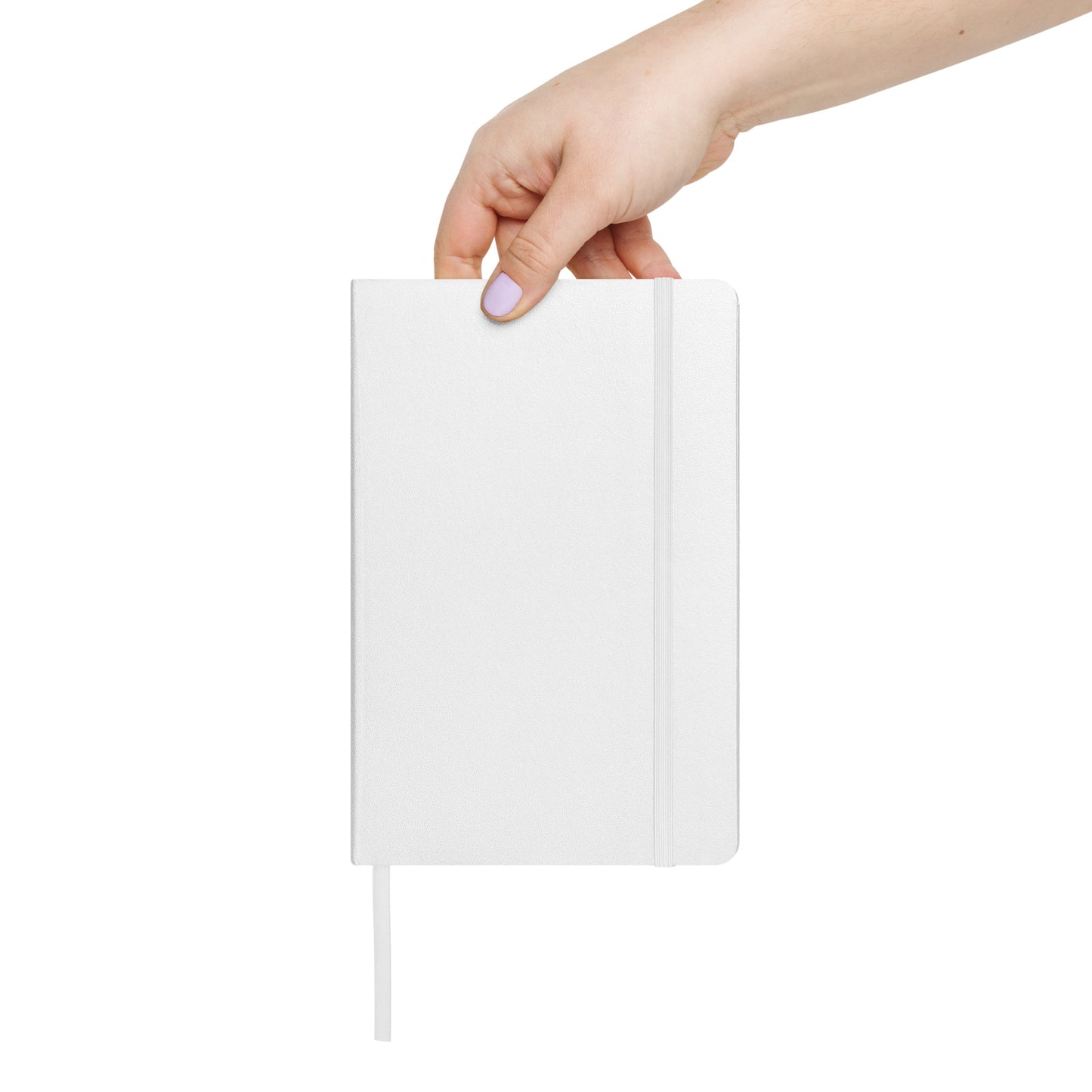 Big G White Hardcover bound notebook