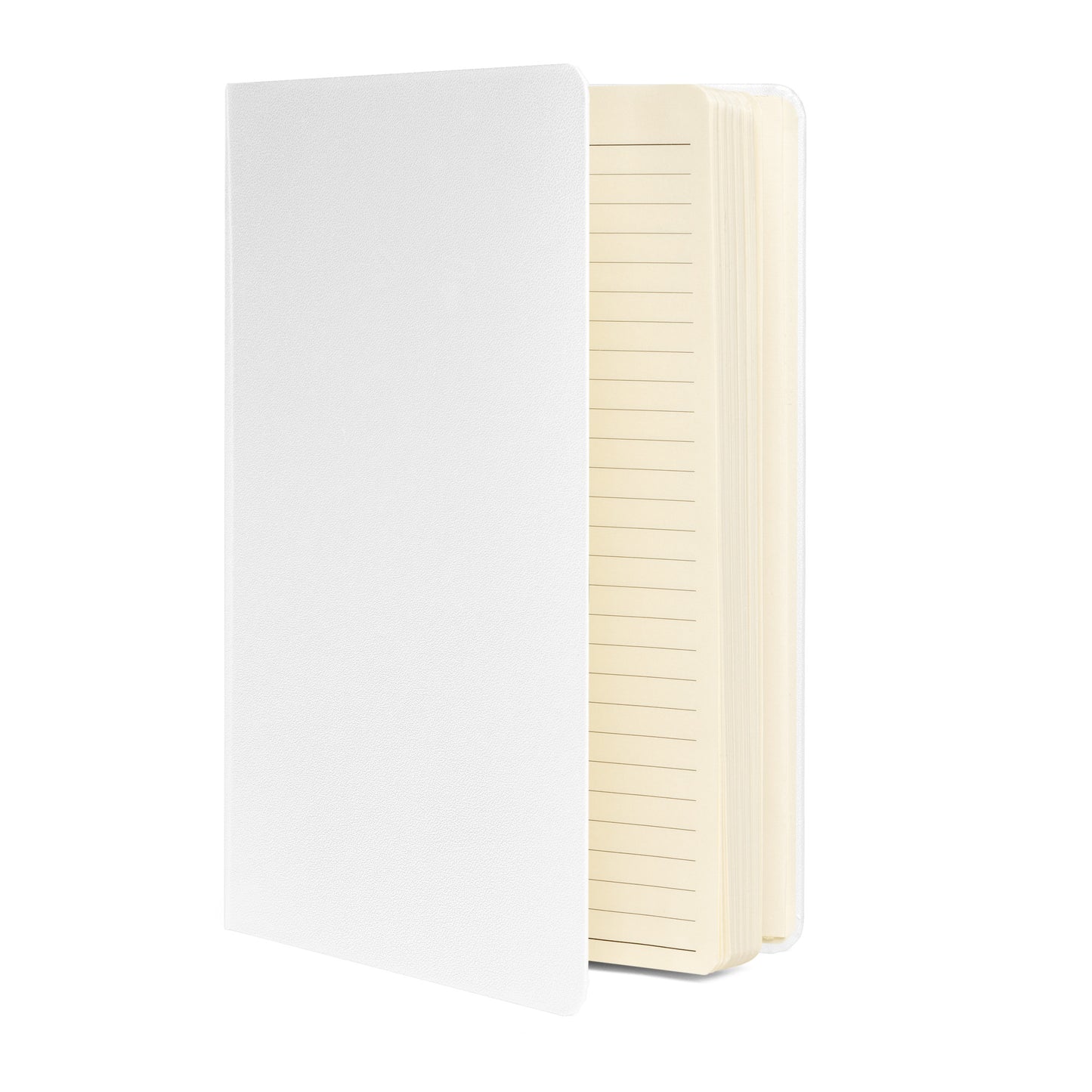 Big G White Hardcover bound notebook