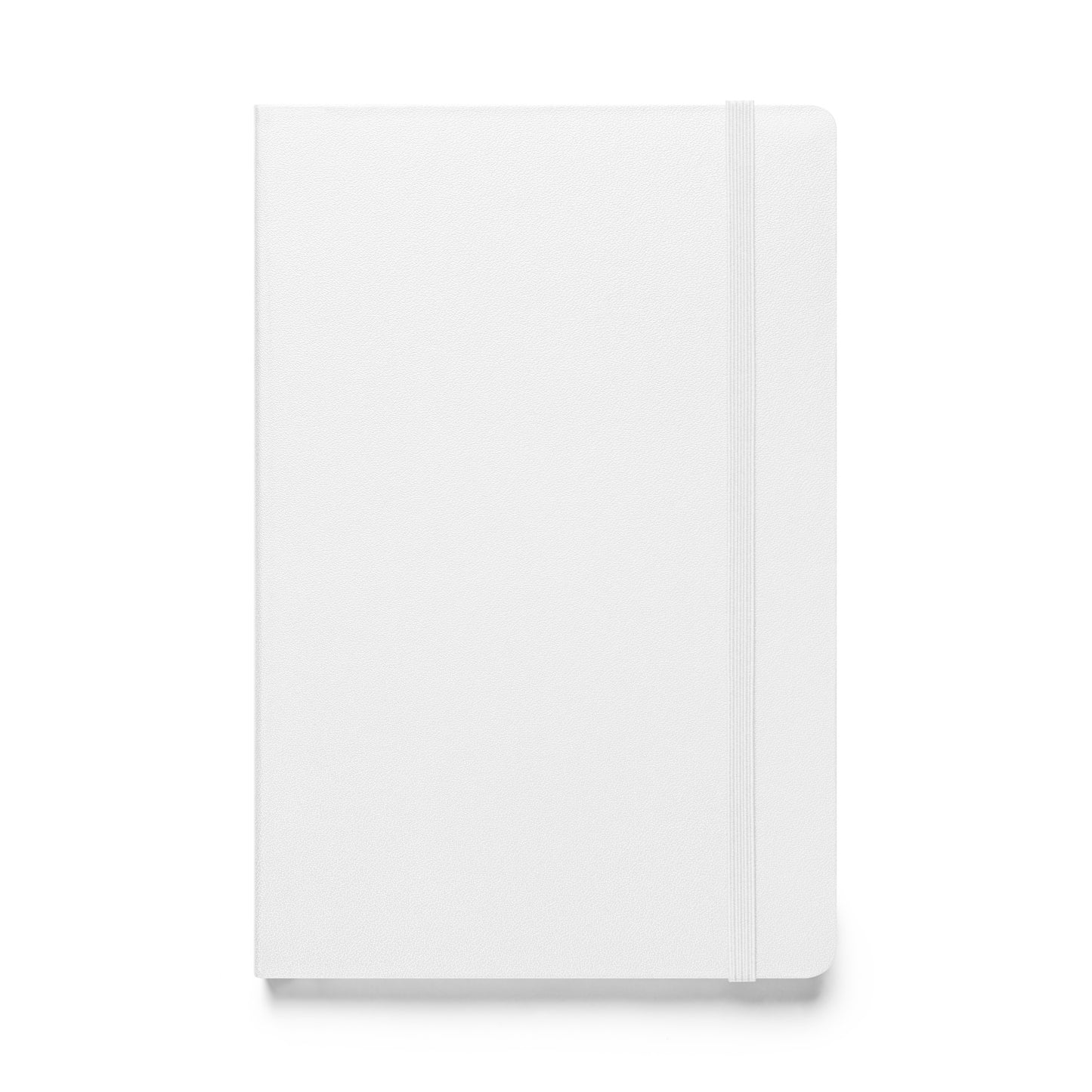 Big G White Hardcover bound notebook