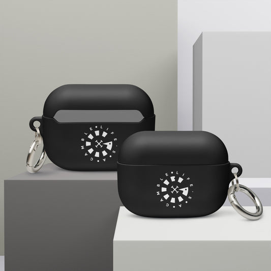LAG Life’s A Gamble Circle White Rubber Case for AirPods®