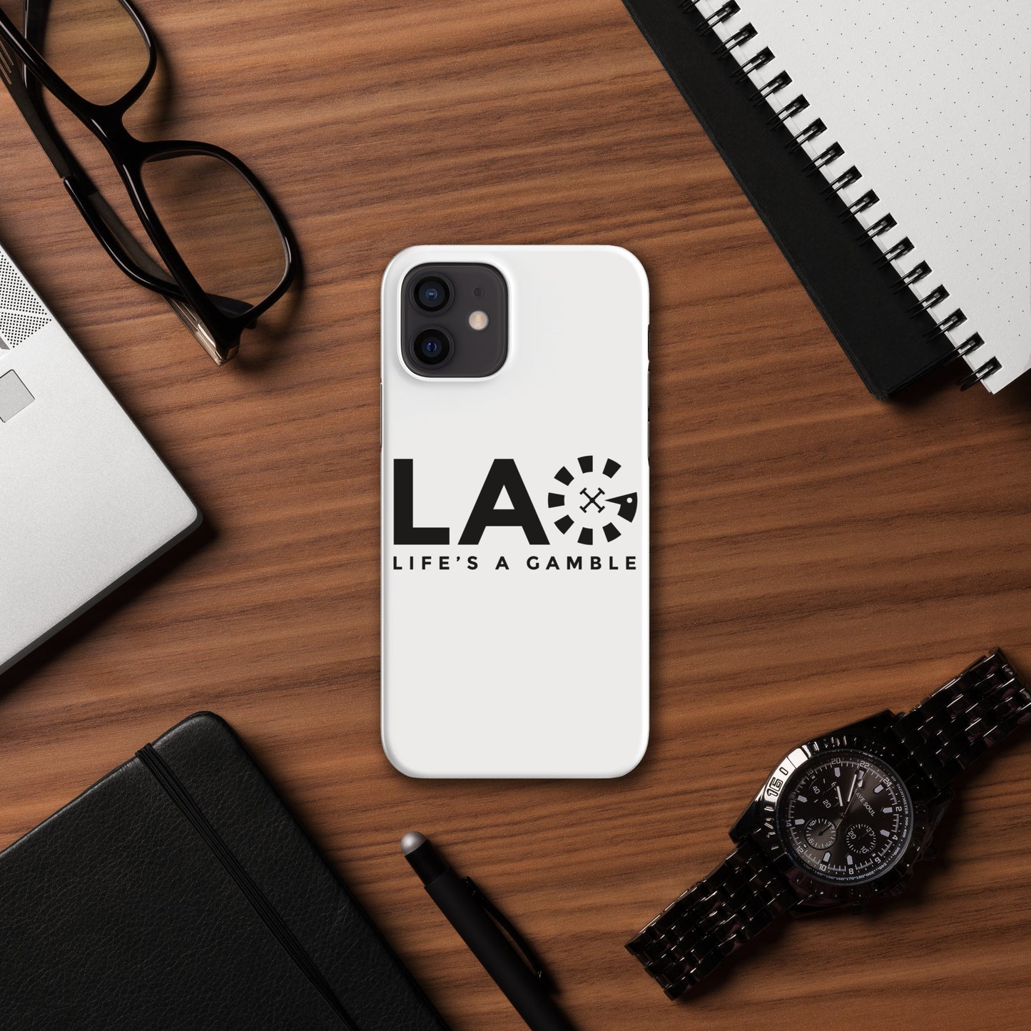 LAG Life’s A Gamble Black Snap case for iPhone®