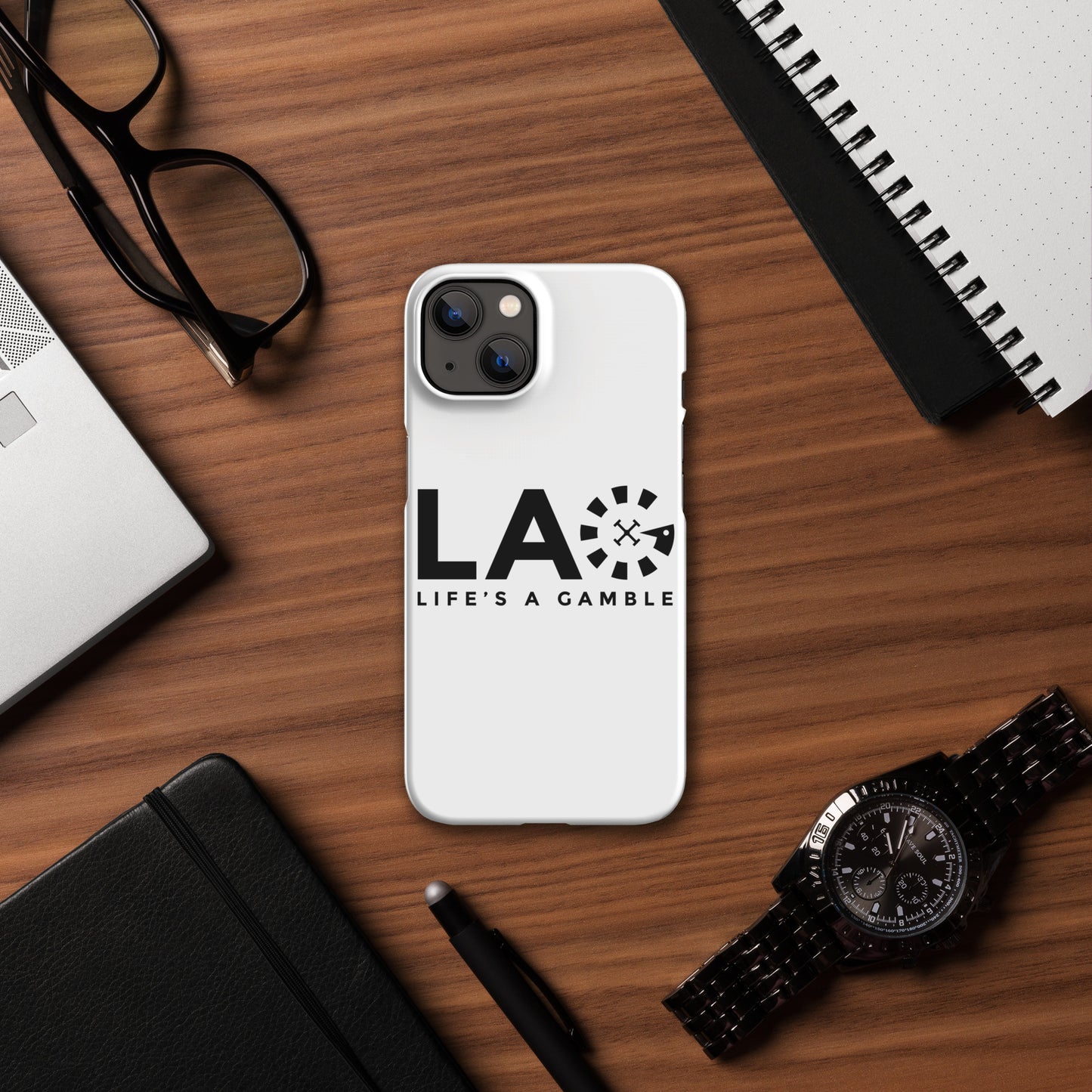 LAG Life’s A Gamble Black Snap case for iPhone®