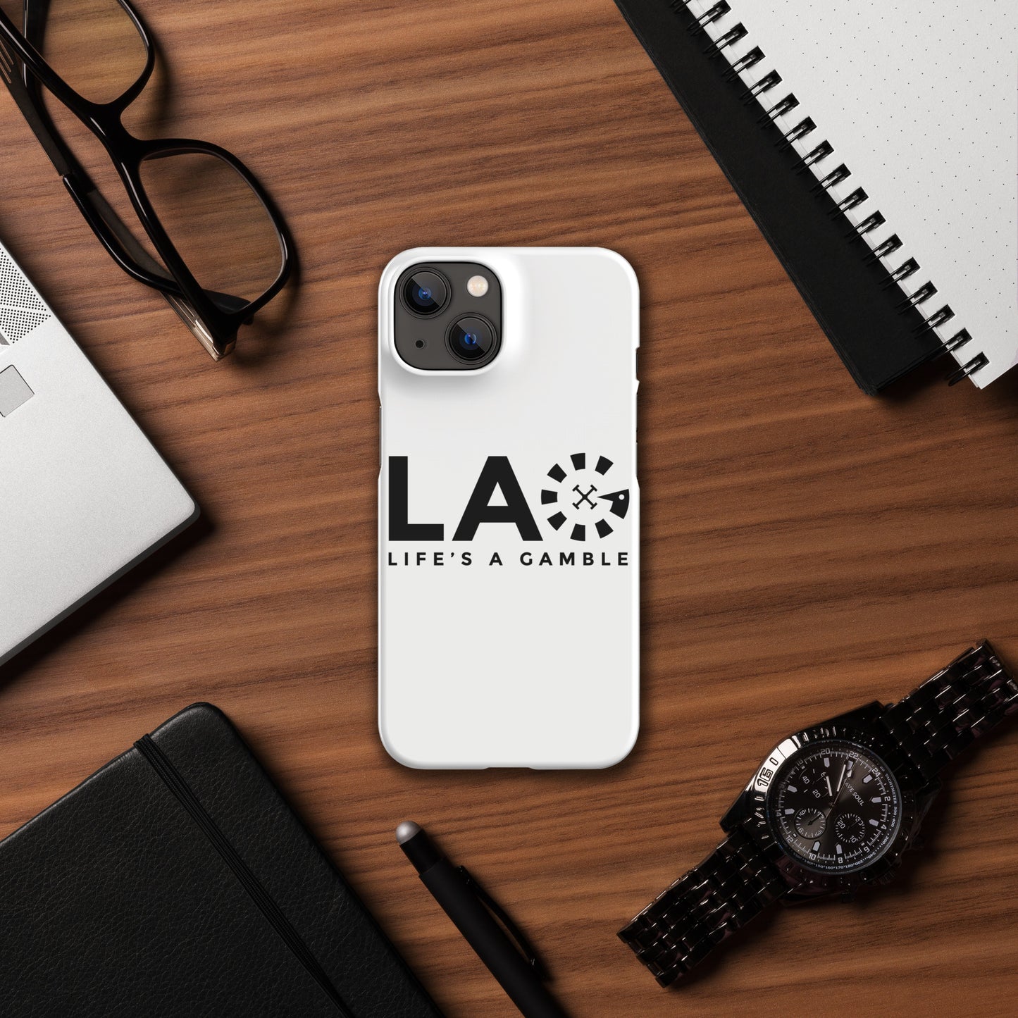LAG Life’s A Gamble Black Snap case for iPhone®
