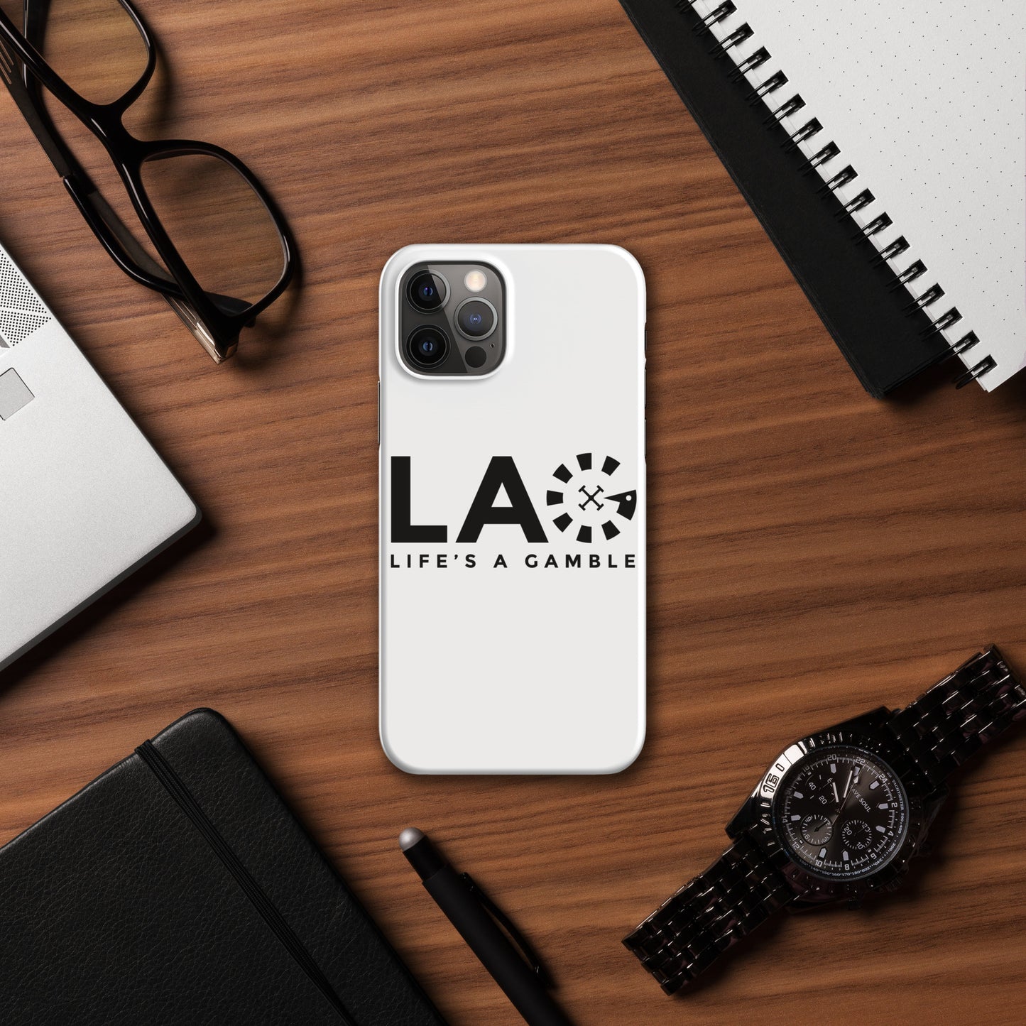 LAG Life’s A Gamble Black Snap case for iPhone®
