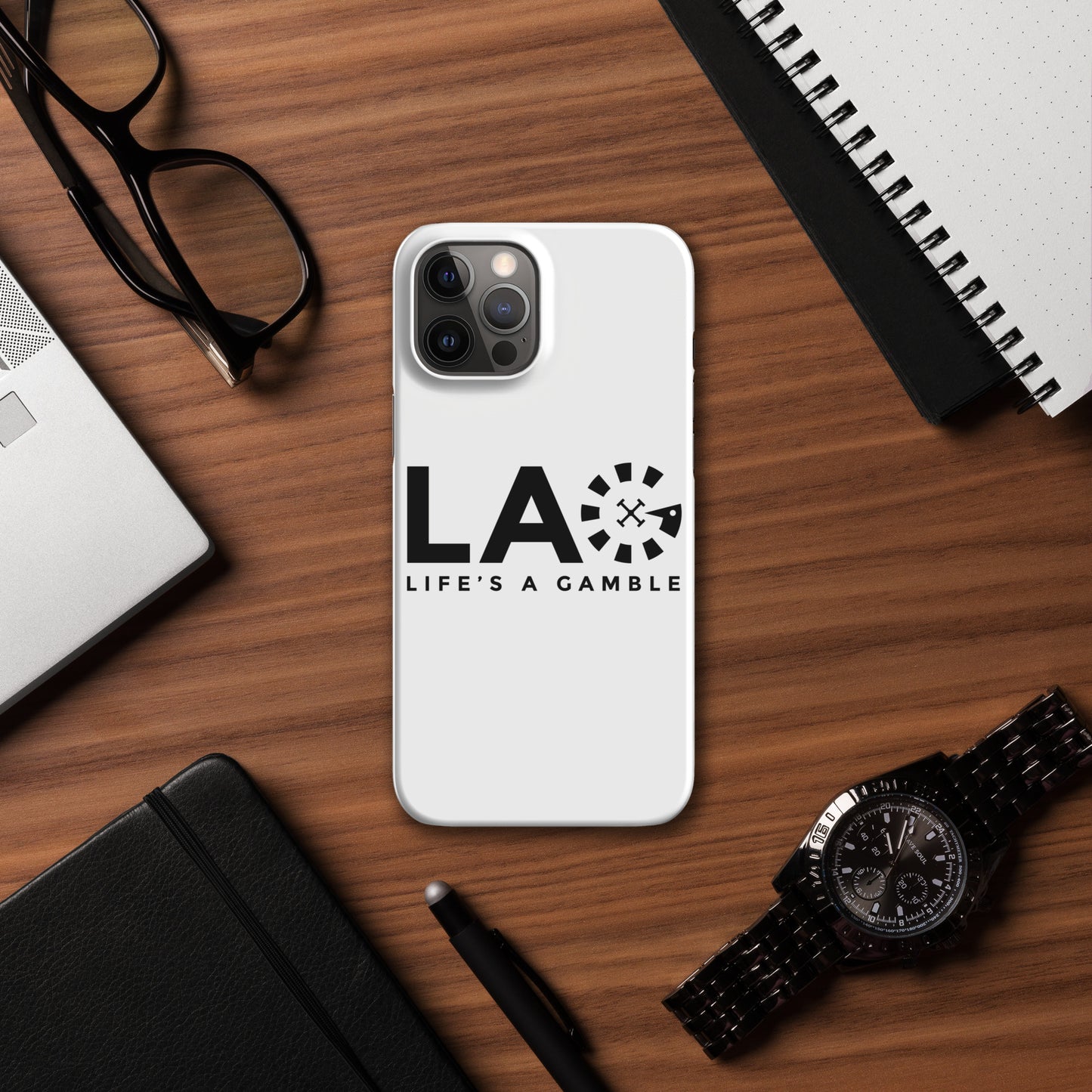 LAG Life’s A Gamble Black Snap case for iPhone®