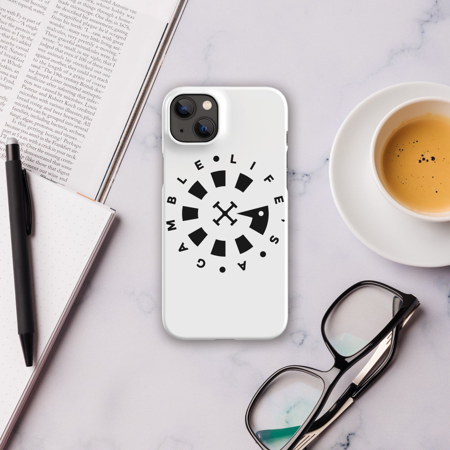 LAG Life’s A Gamble Circle Black Snap case for iPhone®