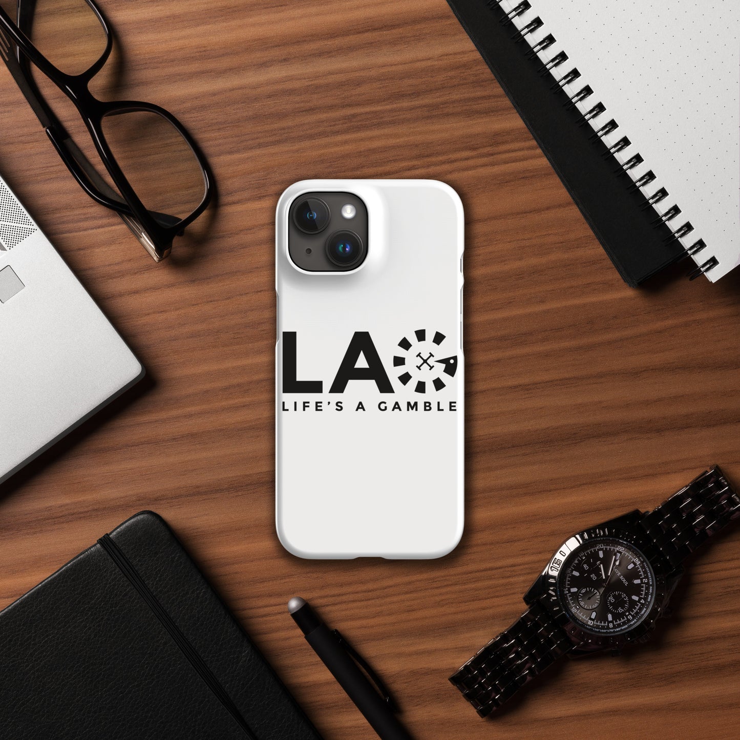 LAG Life’s A Gamble Black Snap case for iPhone®