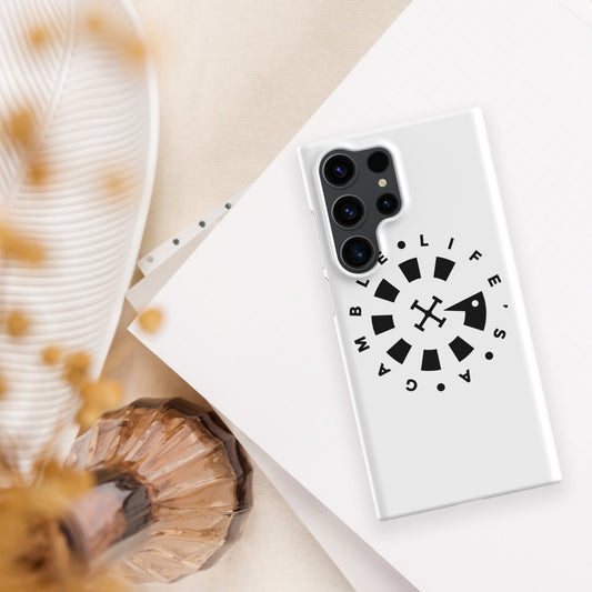 LAG Life’s A Gamble Circle Black Snap case for Samsung®