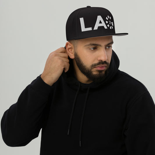 LAG White Snapback Hat