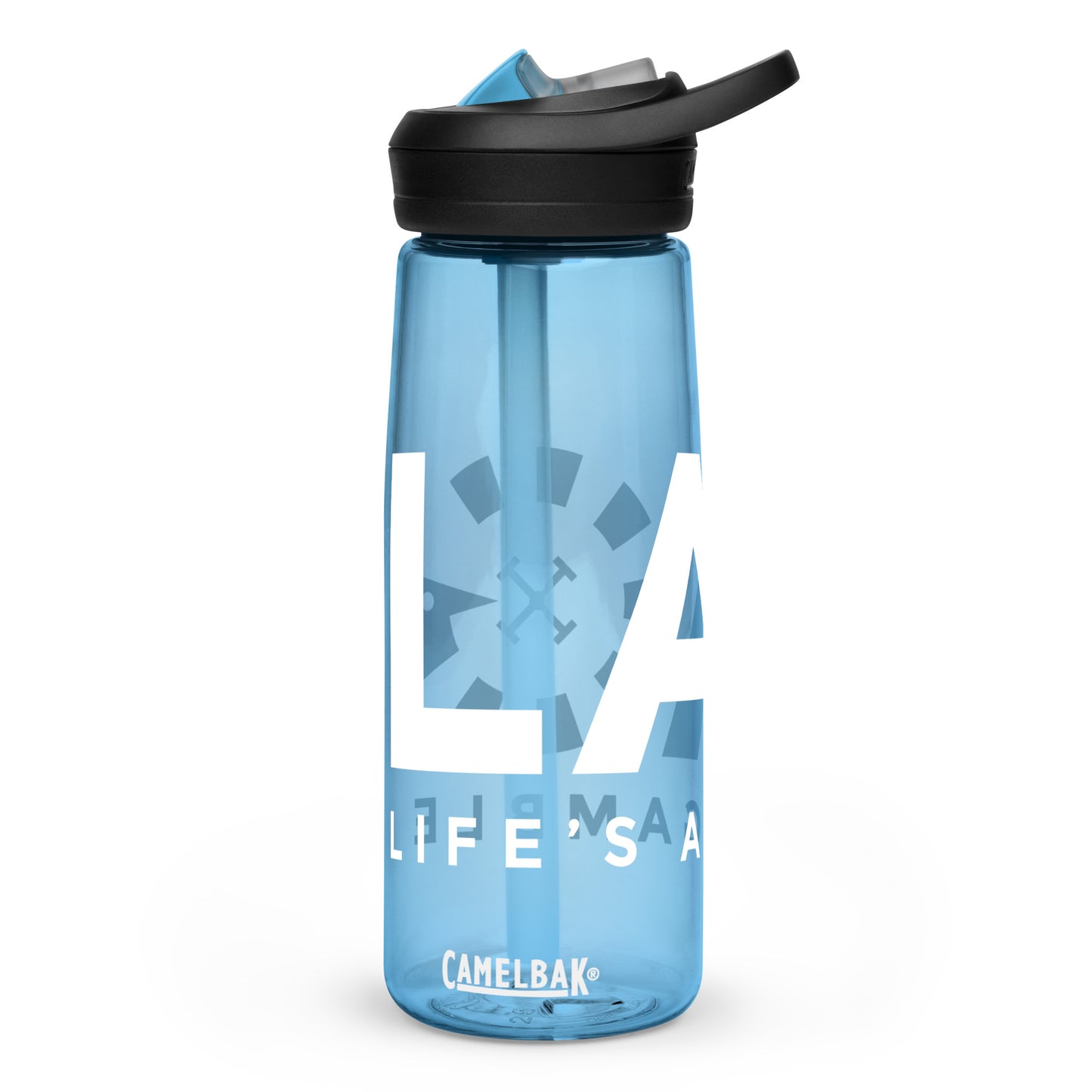 LAG Life’s A Gamble White Sports water bottle