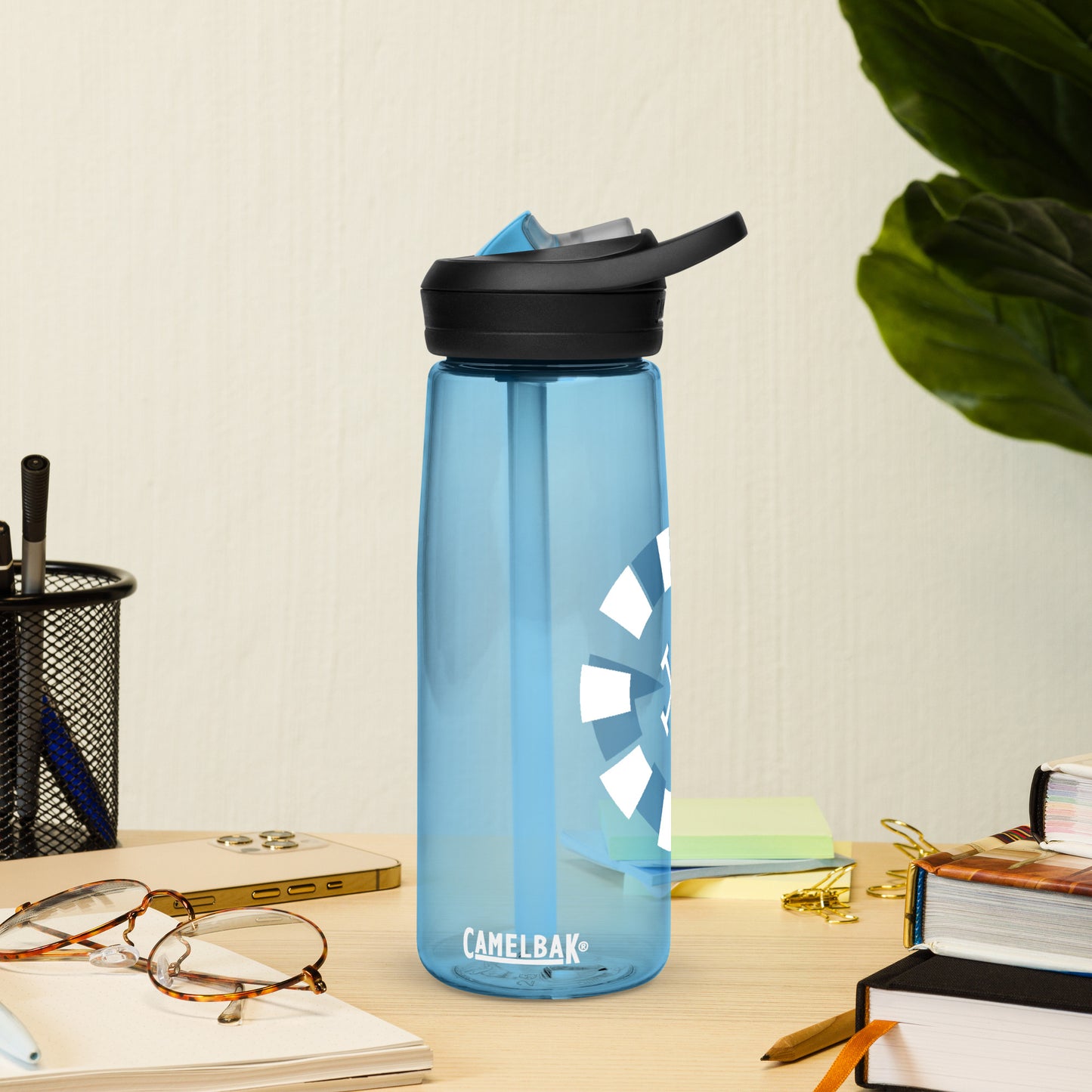 Big G White Sports water bottle
