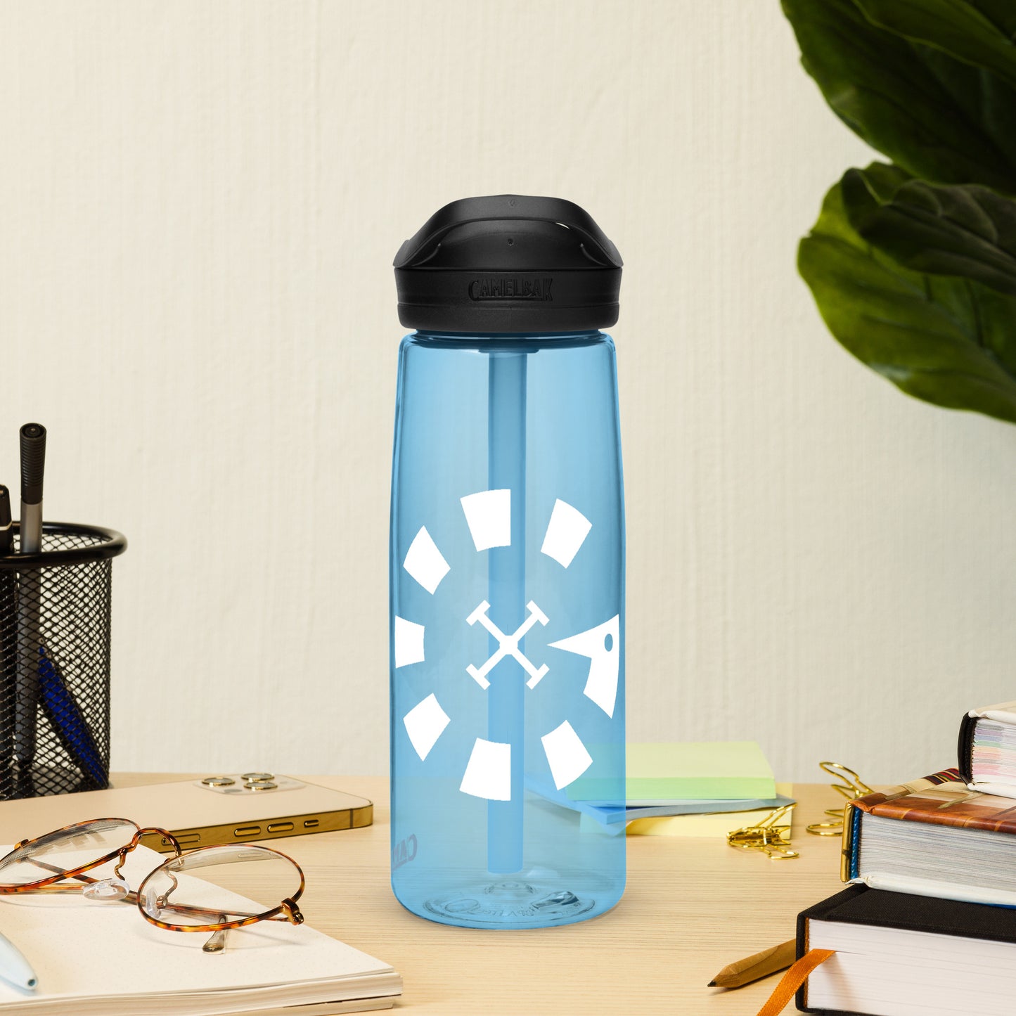 Big G White Sports water bottle