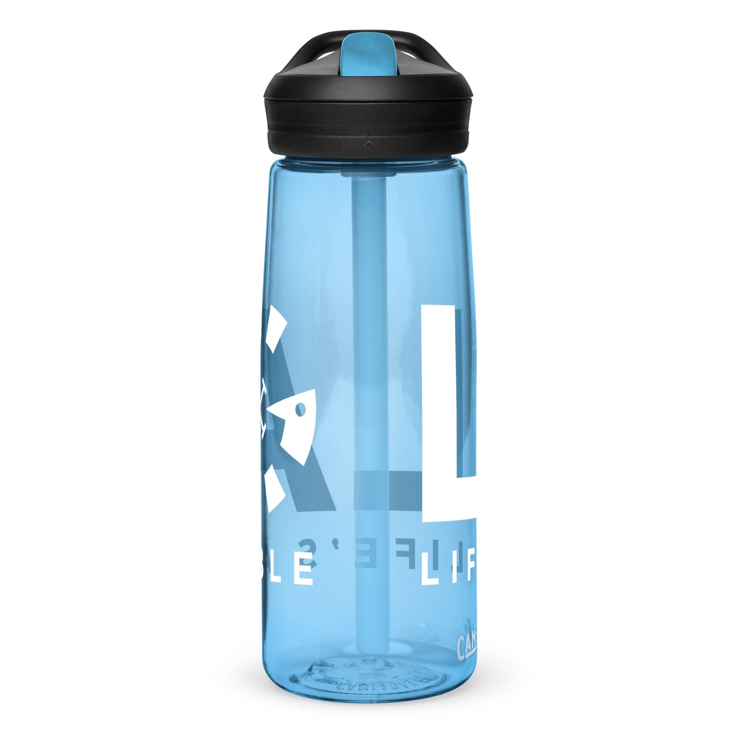 LAG Life’s A Gamble White Sports water bottle