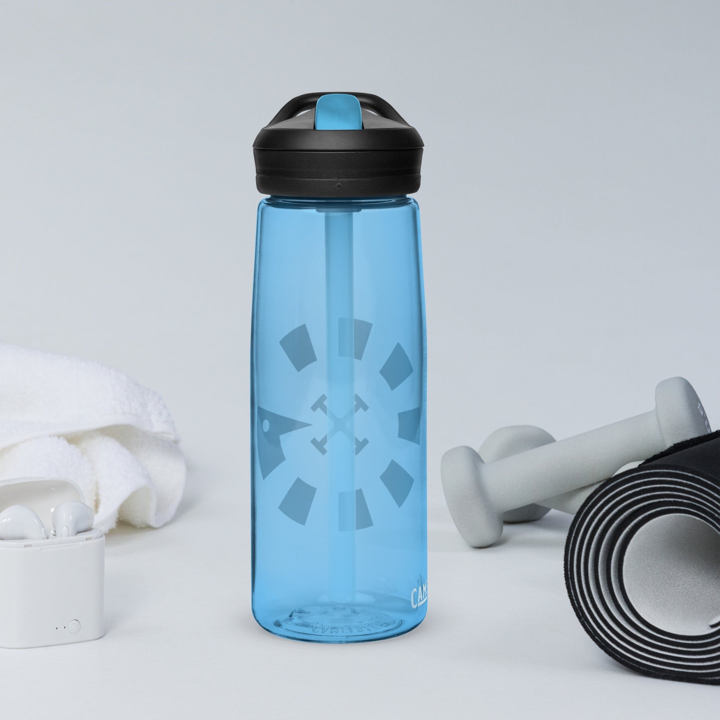 Big G White Sports water bottle