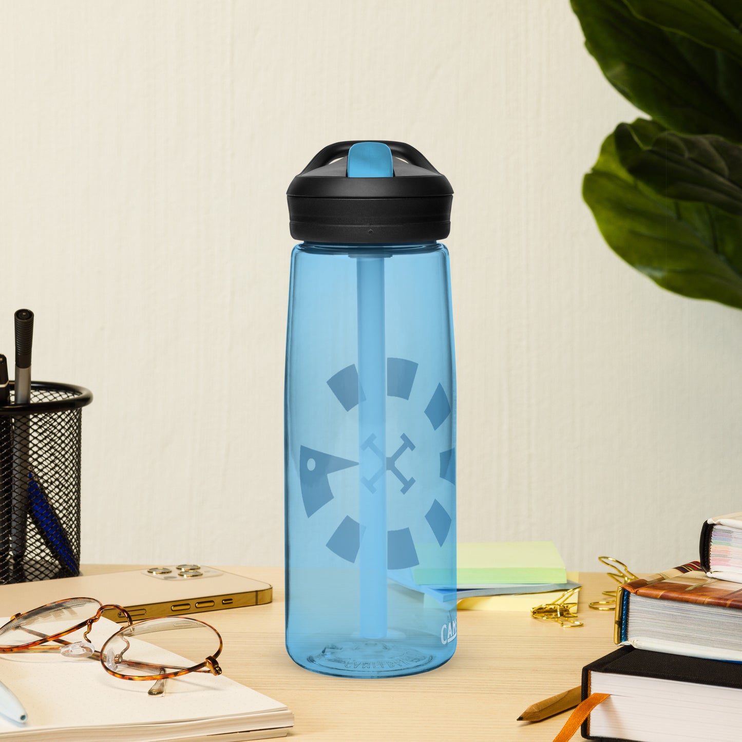 Big G White Sports water bottle