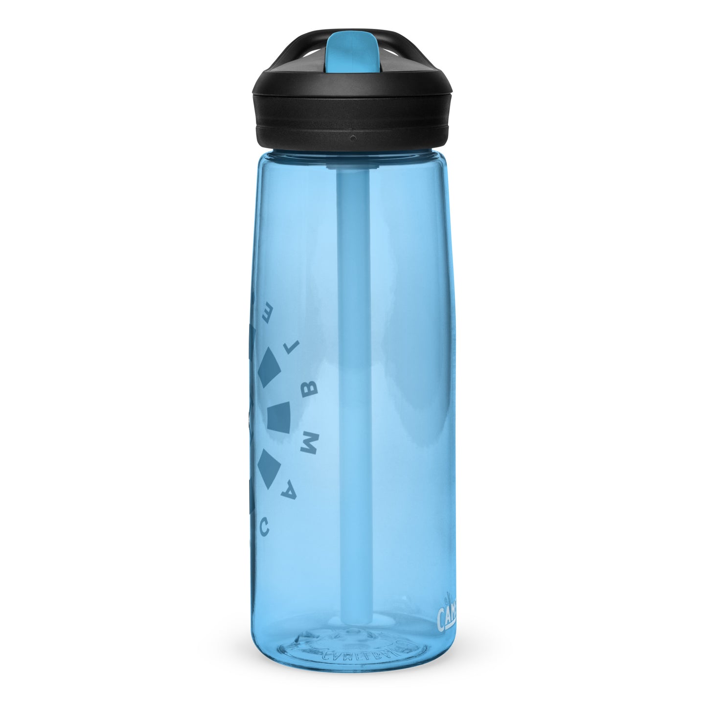 LAG Life’s A Gamble Circle Black Sports water bottle