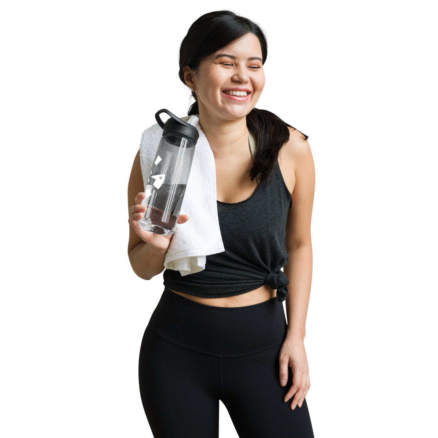 Big G White Sports water bottle