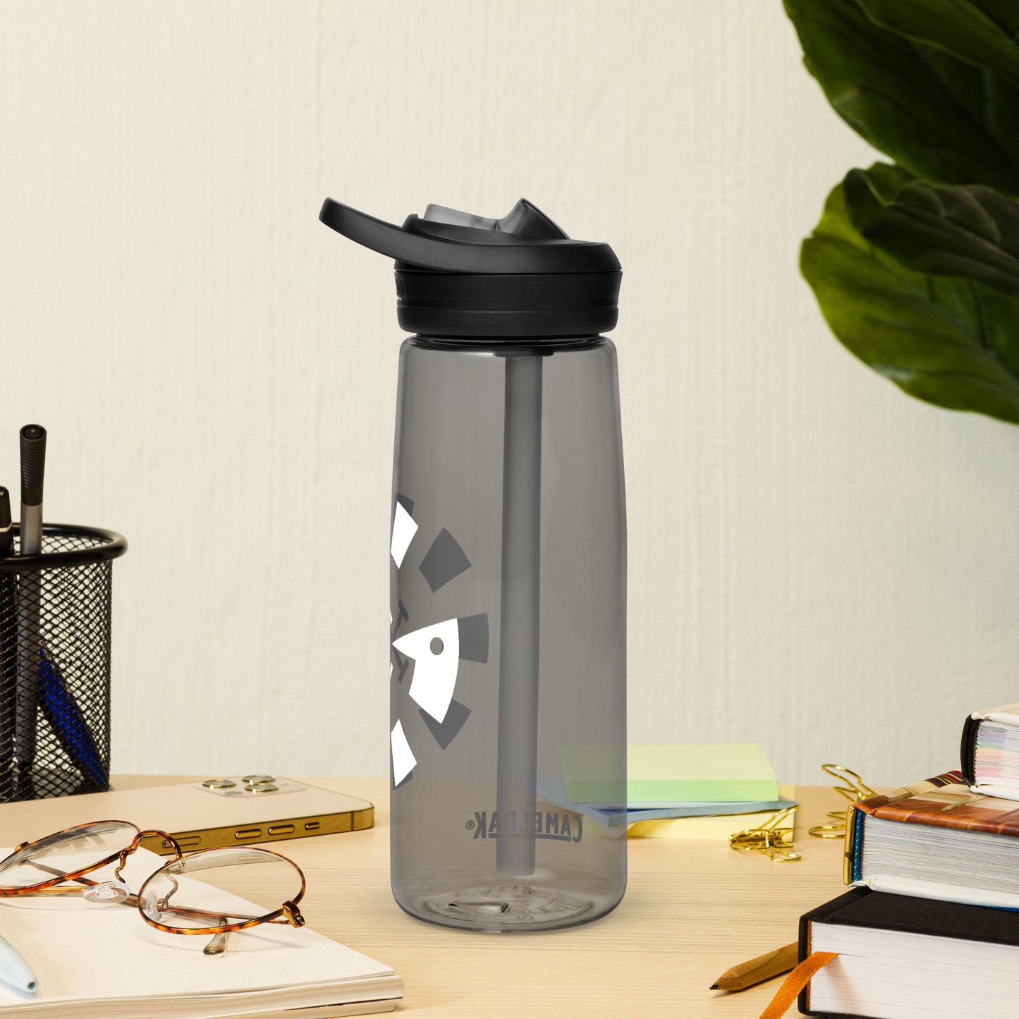 Big G White Sports water bottle