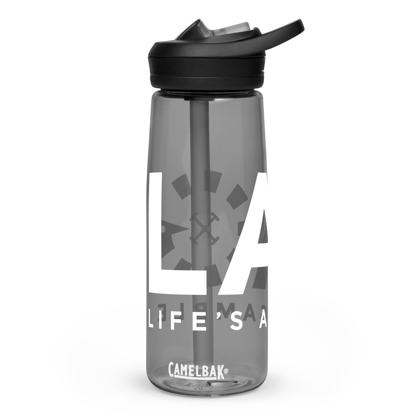 LAG Life’s A Gamble White Sports water bottle