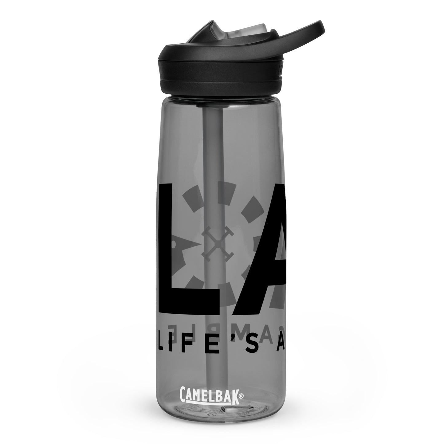 LAG Life’s A Gamble Black Sports water bottle