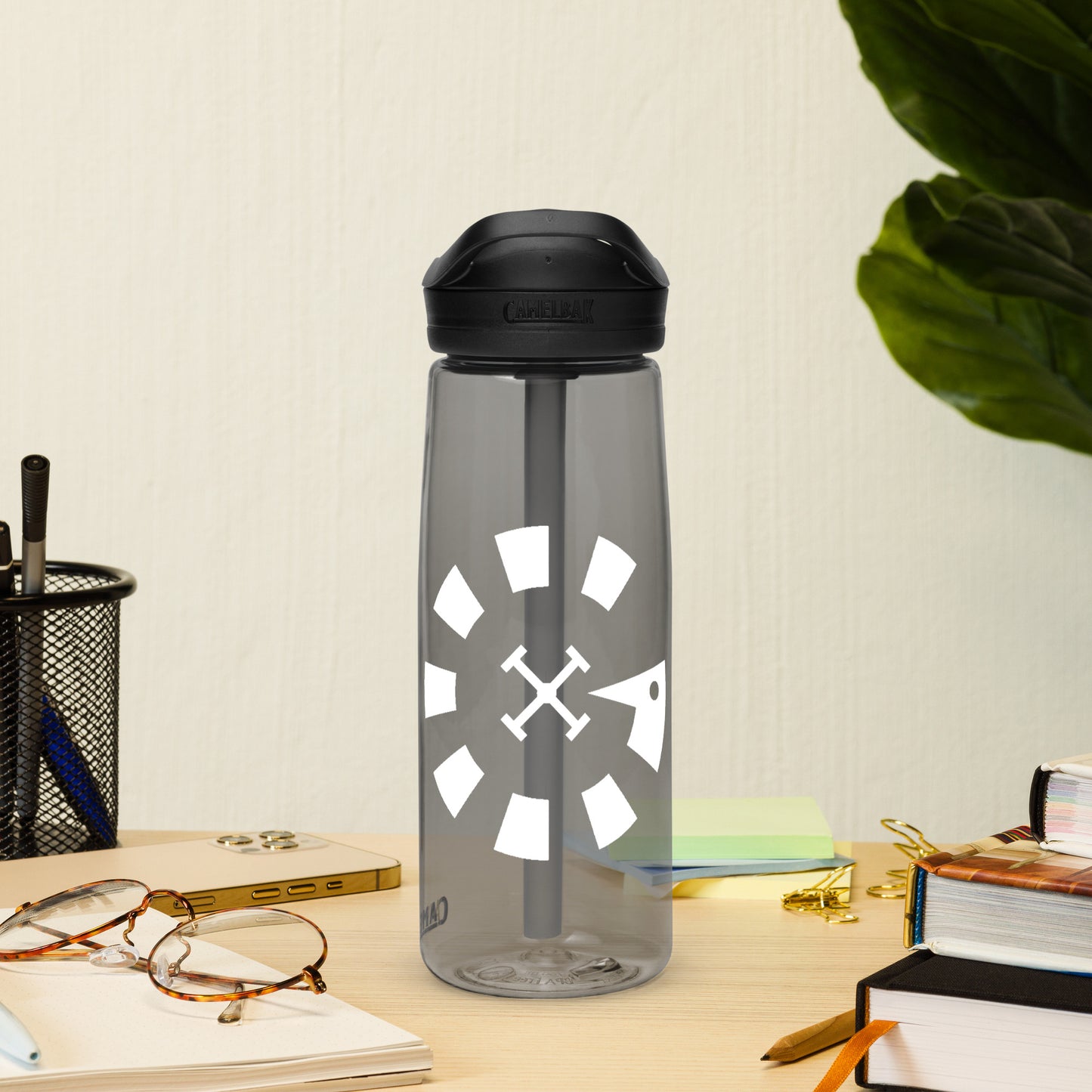 Big G White Sports water bottle