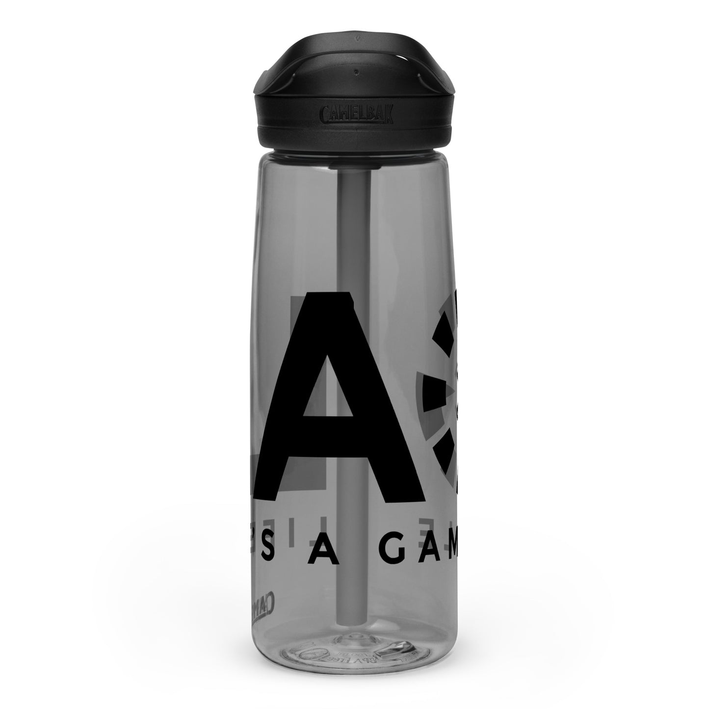 LAG Life’s A Gamble Black Sports water bottle