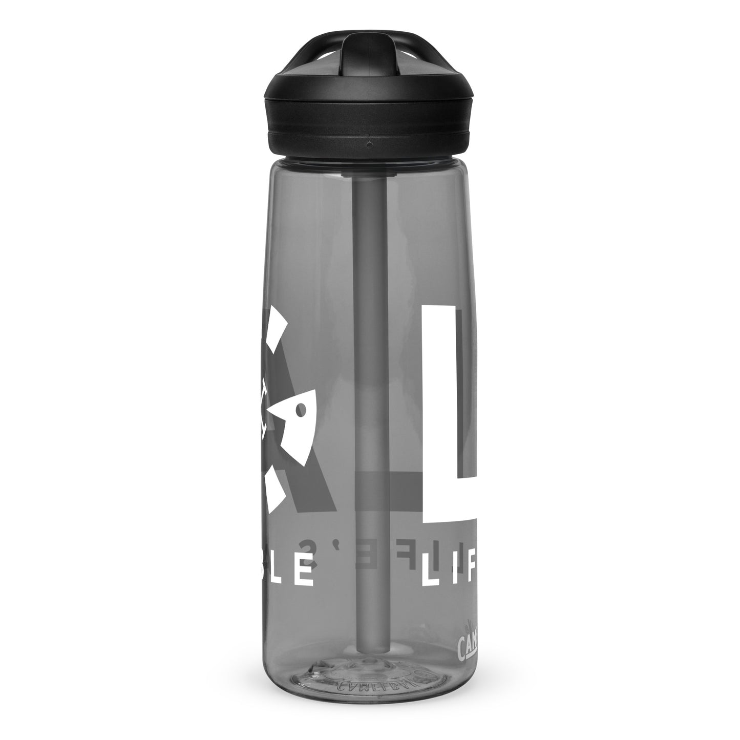LAG Life’s A Gamble White Sports water bottle